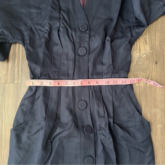 Nipon Boutique Vintage Navy Blue 60s Inspired Dress - Picture 16 of 16